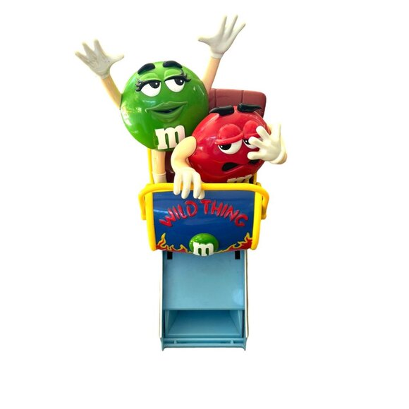M&Ms Wild Thing Roller Coaster Dispenser Collectible Candy Holder Fun Display Pi - Picture 2 of 11